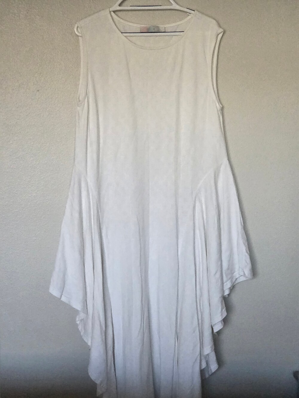 Free People Beach White Sleeveless Maxi Dress